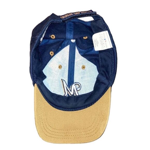 Vintage 100% Cotton Kids Unisex Milwaukee Brewers MLB Baseball Hat Adjustable - Picture 2 of 4